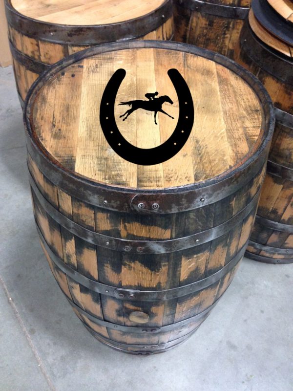 horse racing bourbon barrel