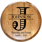 custom wedding barrel heads