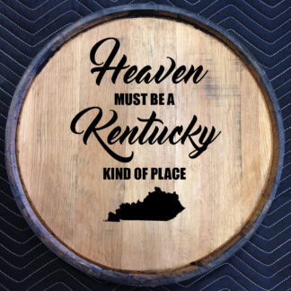 kentucky heaven quarter barrel head black