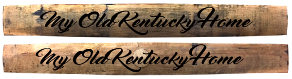 my old kentucky home barrel stave