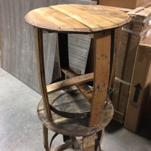 Bourbon Barrel Side Table – Barrelheadsky