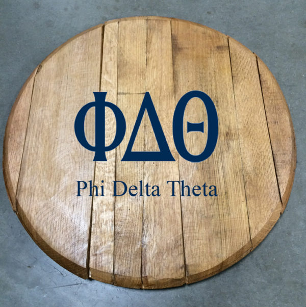 phi delta theta fraternity barrel head