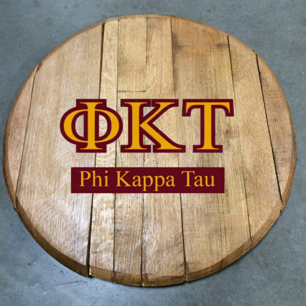 phi kappa tau fraternity barrel head