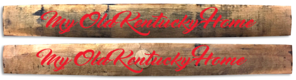 my old kentucky home barrel stave red